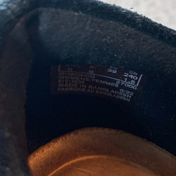 Clarks Black Suede Loafers - Picture 6 of 6